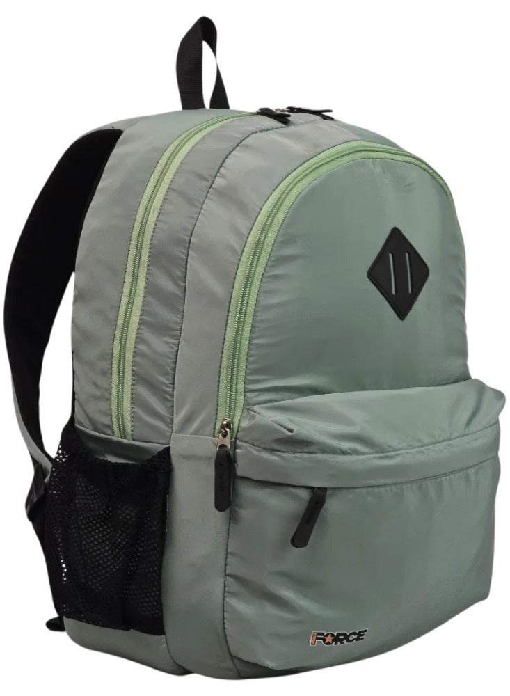 Force 14-inch Laptop Backpack - Advanced Basic (Mint Green) - FDB13 - Water-Resistant Oxford Polyester Daypack for School, Gym & Daily Travel - 44 x 30 x 18 cm - Image 2