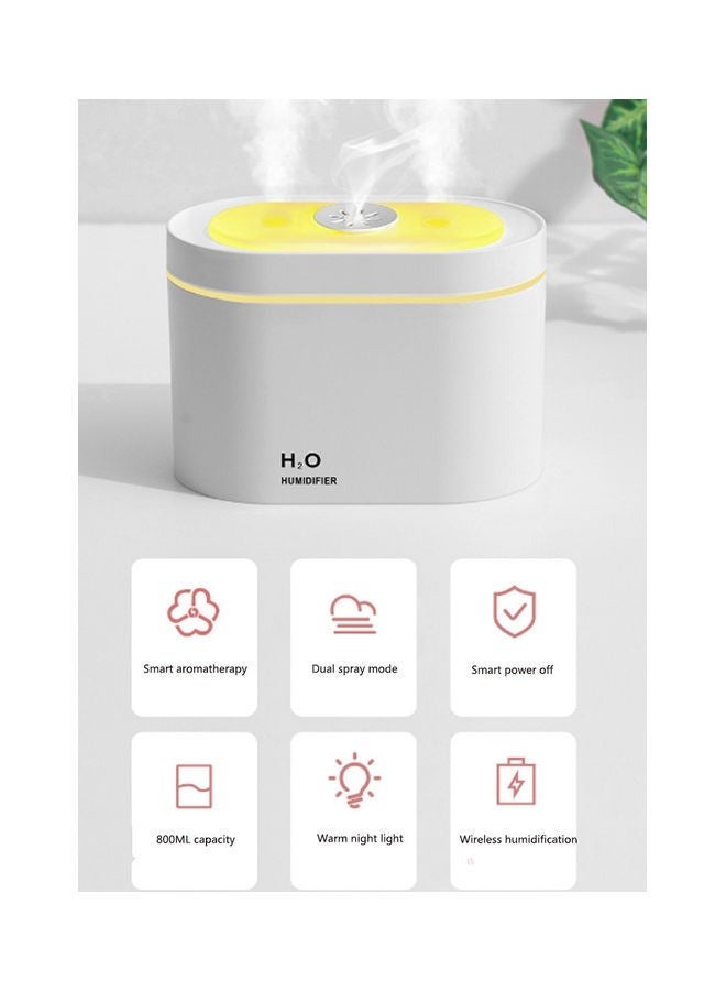 Captaintech Smart Aroma Diffuser Heating Double Spray Humidifier White - Image 4