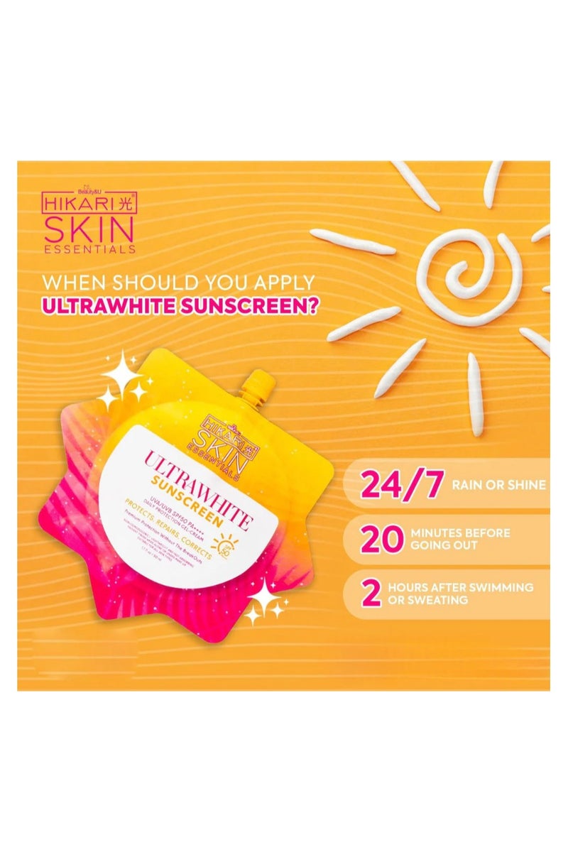 Hikari Ultra White Sunscreen SPF50 PA++++ - 50ml - Image 3
