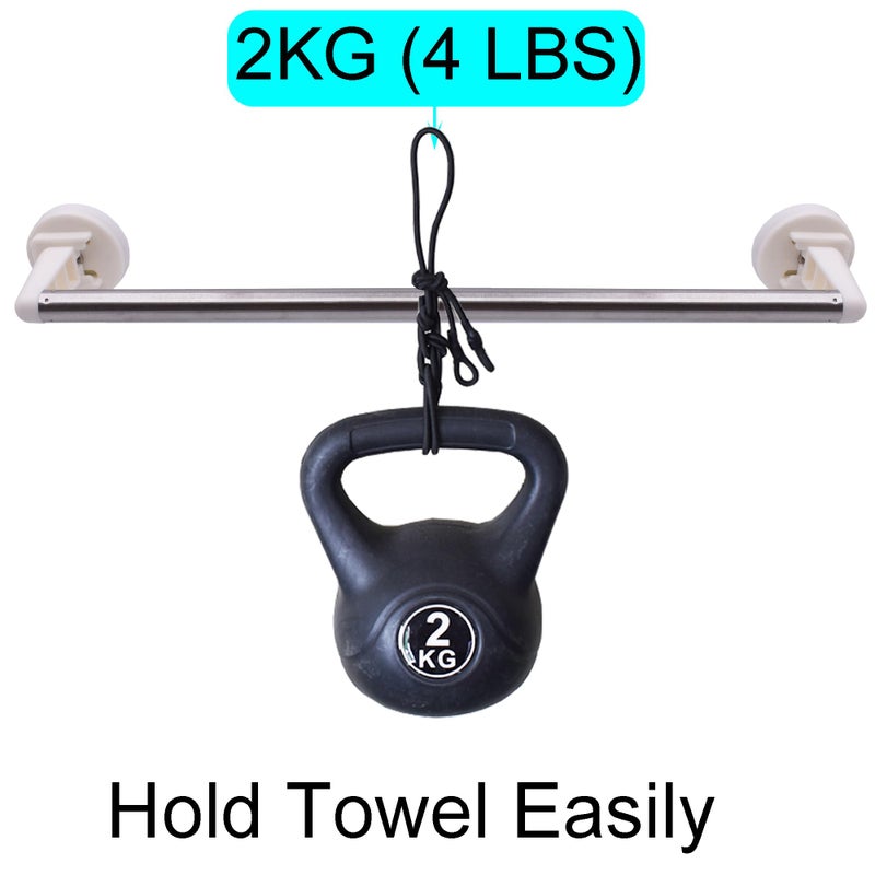 YYST Type-C Magnetic 16" to 38" Towel Bar Holder Rack Hanger for Refrigerator, Kitchen Sink,Oven-for Curtain,Towel,Flag,etc (1, White) - Image 4