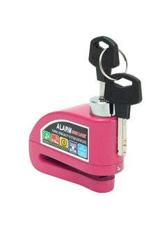 NIBEMINENT Anti-theft Motorcycle Disc Brake Lock Waterproof with Alarm Sound for Scooter Bike Theftproof Locks 