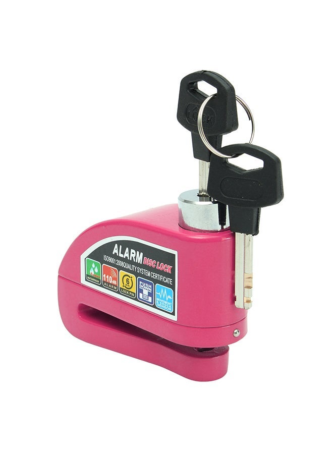 NIBEMINENT Anti-theft Motorcycle Disc Brake Lock Waterproof with Alarm Sound for Scooter Bike Theftproof Locks 
