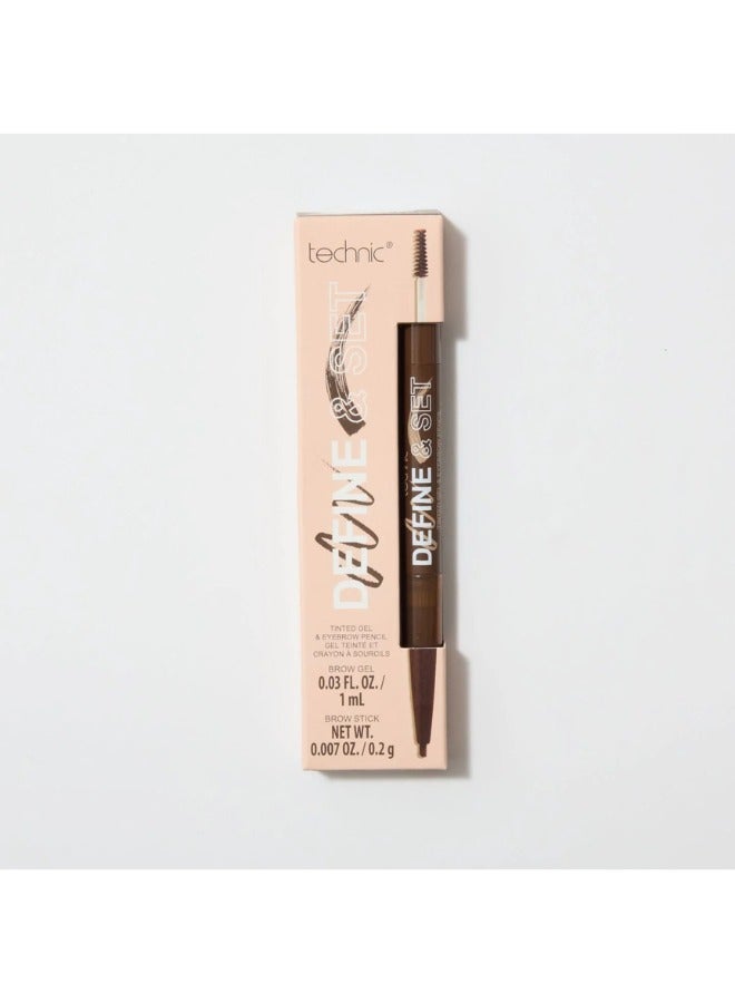 Technic Define and Set 2-in-1 Brow Sculpt - Brunette - Image 1