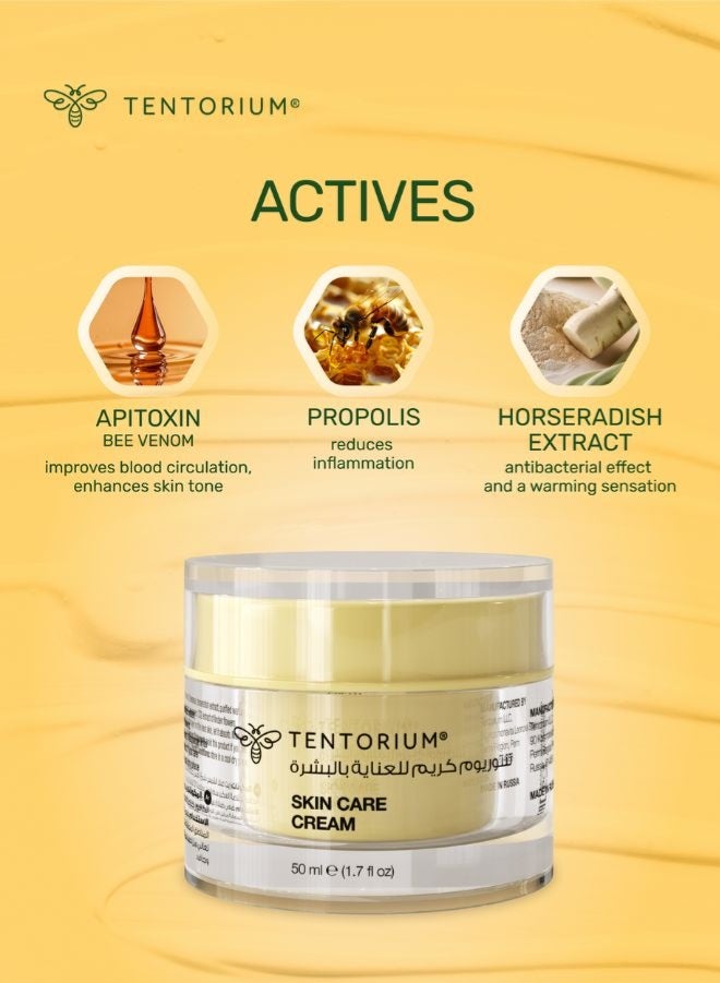Tentorium Massage Cream with Honeybee Venom 50 ml – Warming Skin Moisturizer for Muscle and Joint Discomfort, Supports Circulation and Relieves Muscle Fatigue - Image 3