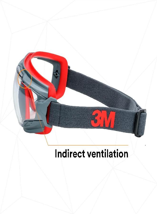 3M GoggleGear 500 Series GG501SGAF, Clear Scotchgard Anti-fog lens - Image 3