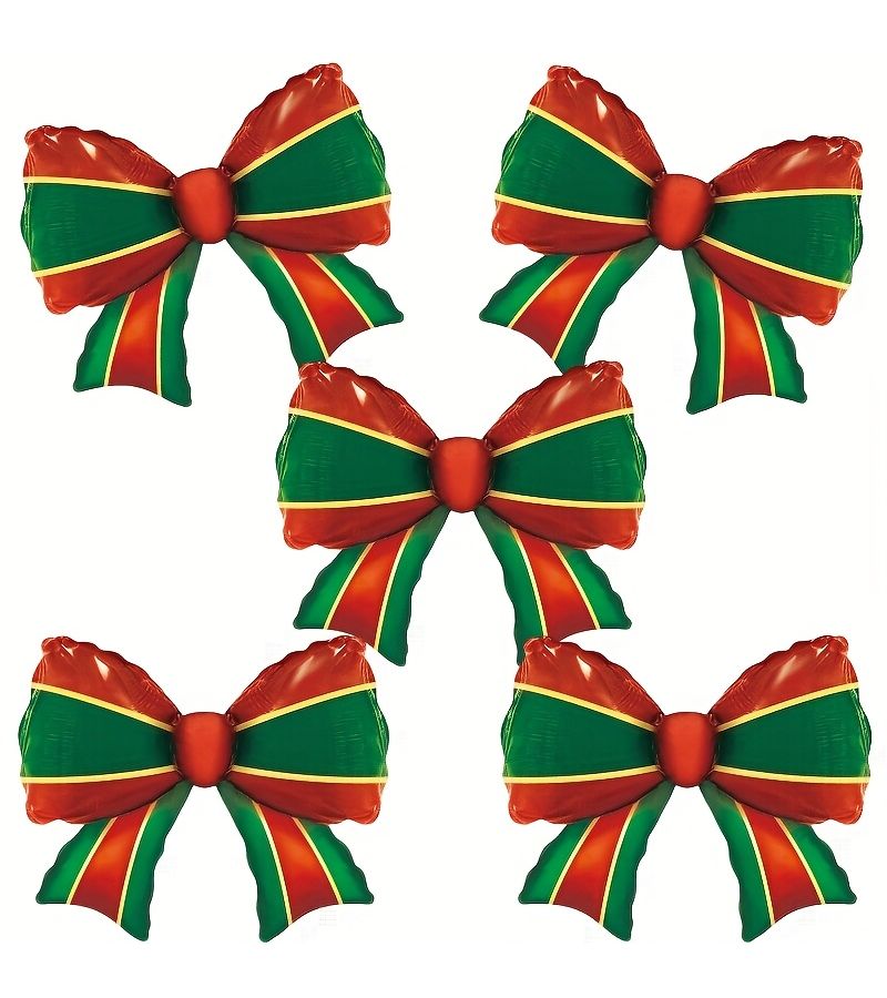 6Pcs 27 Inch Red And Green Foil Balloons For Birthday Christmas Holiday Decor - Image 5
