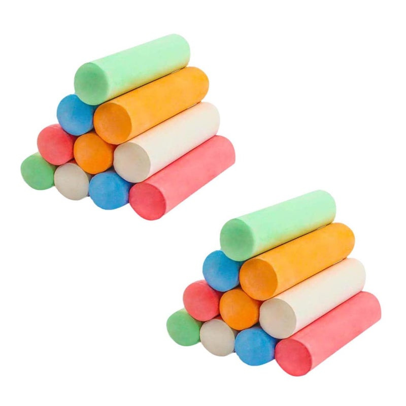 ARTIBETTER 20 Pieces Dustless Chalk Blackboard Writing Graffiti Chalk Set - Image 2
