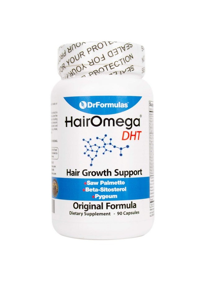 DrFormulas - Original Hair Vitamins Without Biotin ; Hairomega Dht Blocker ; Hair Growth Supplement Pills 45 Day Supply - Image 1