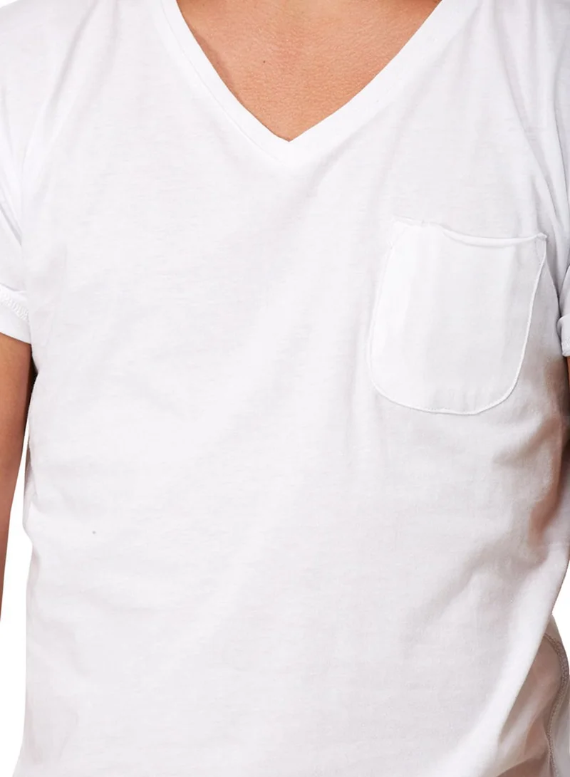 !Solid AKON Basic Pocket T-Shirt