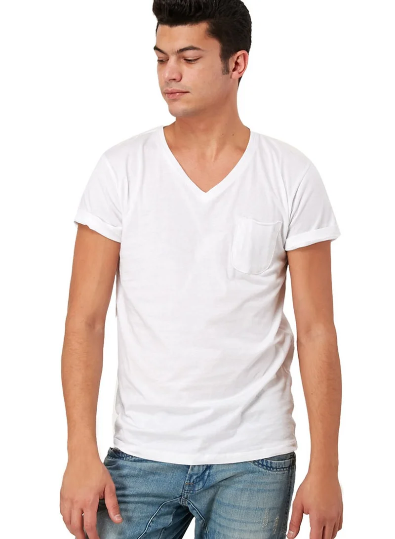 !Solid AKON Basic Pocket T-Shirt