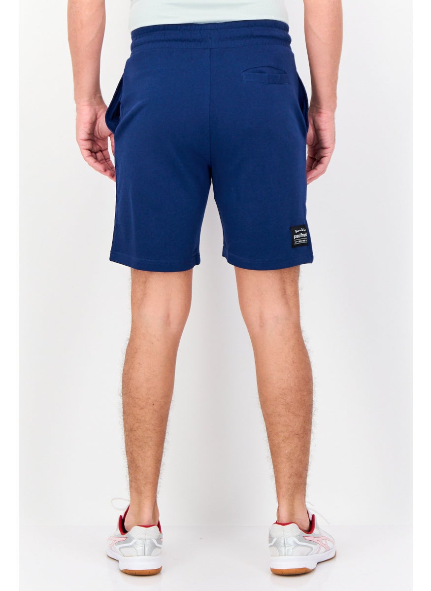Paul Frank Men Graphic Print Basic Shorts, Navy Blue  - Image 2