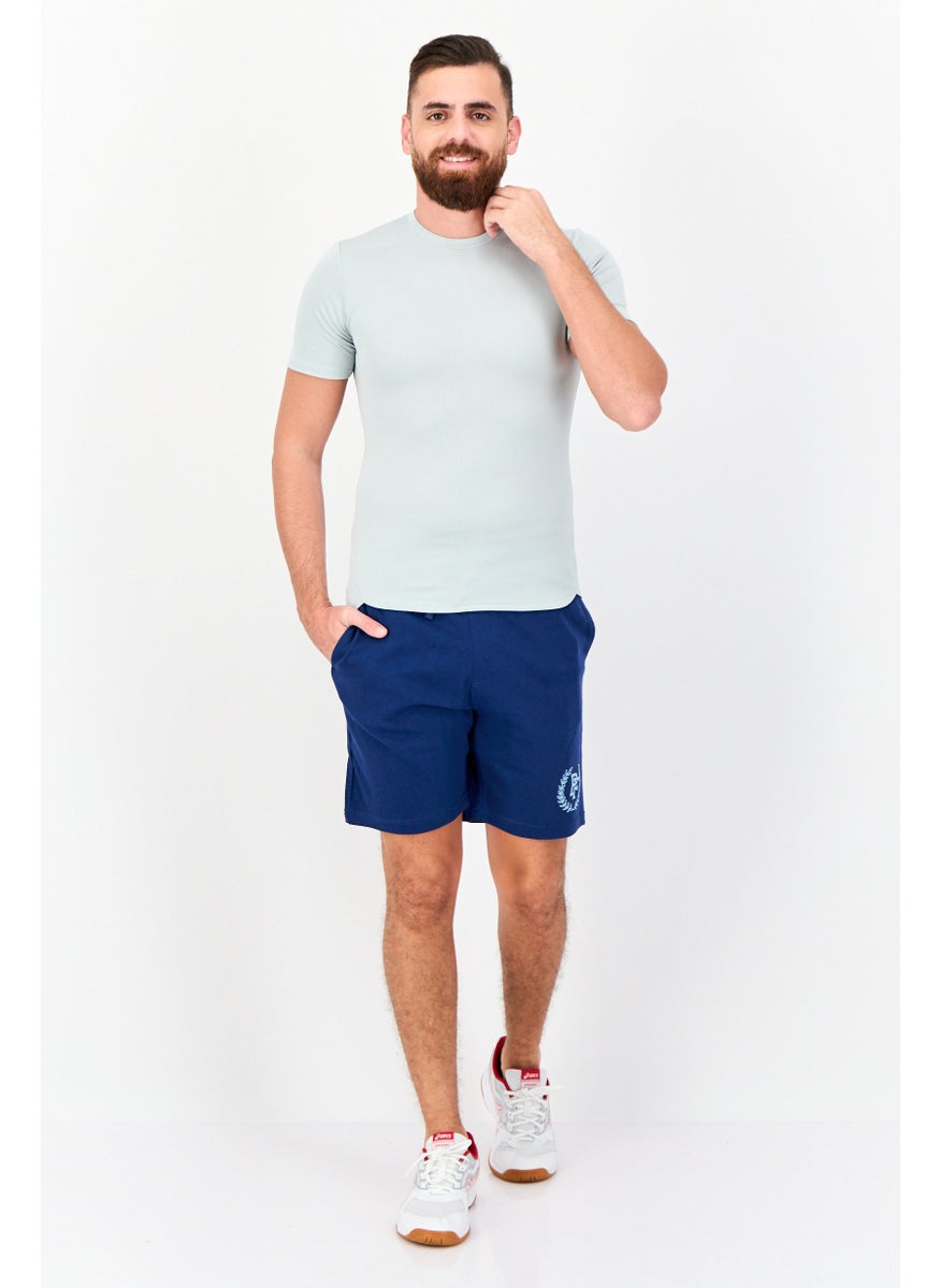 Paul Frank Men Graphic Print Basic Shorts, Navy Blue  - Image 4