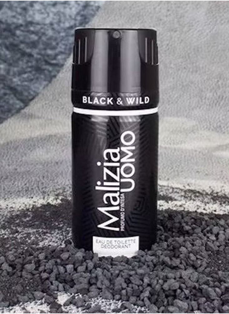 Malizia Uomo Black & Wild Deodorant Body Spray 150ml (Pack of 3) - pzsku/ZB2EA9CCC5B7CFC8480E1Z/45/_/1668676812/940c2f87-c212-4d6d-a9e7-953cbcdf60d9