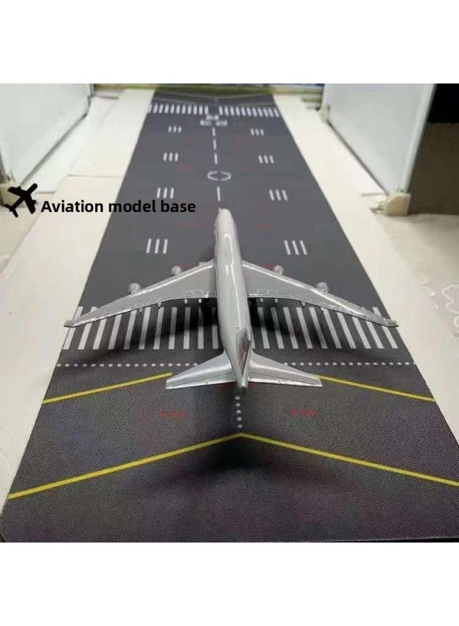 [Model Scene] 1:400 Simulation Airport J-20 Children's Apron Runway Toys Can Be Assembled-Color:4-link Row Stop Position [2 Small Passenger Machines] - Image 2