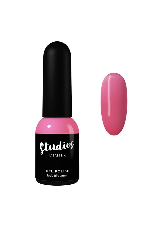DIDIER LAB Studios Gel Polish Bubblegum- Professional Manicure Pedicure Products - Rich Pigment for Complete Nail Coverage - Flawless Shine - Suitable for Beginners - UV Lamp - Gift for Women - Image 1