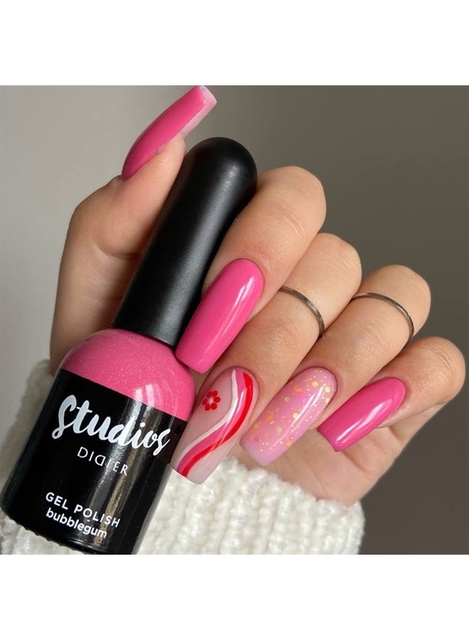 DIDIER LAB Studios Gel Polish Bubblegum- Professional Manicure Pedicure Products - Rich Pigment for Complete Nail Coverage - Flawless Shine - Suitable for Beginners - UV Lamp - Gift for Women - Image 3
