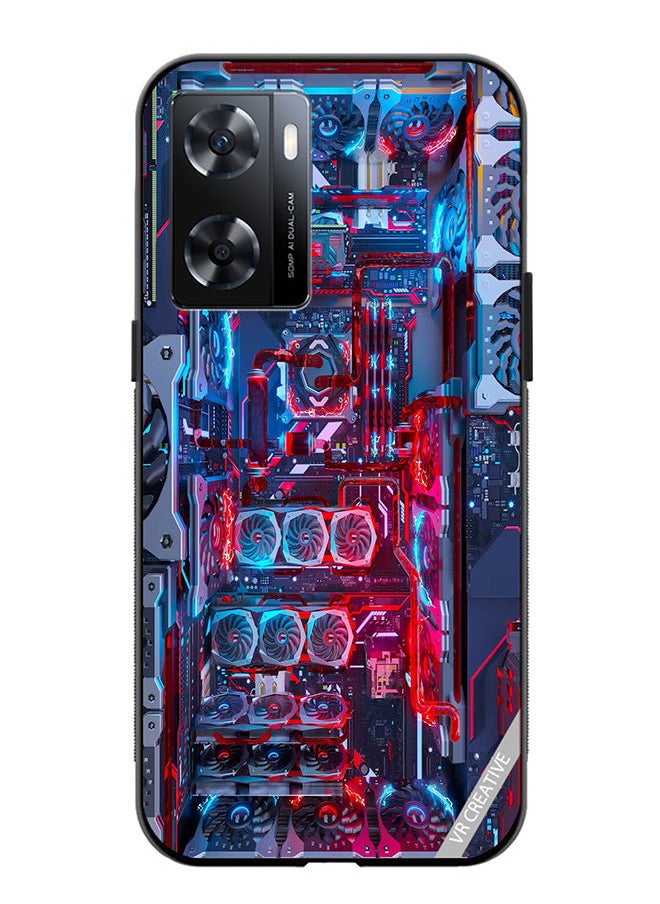 VR CREATIVE - Protective Case Cover For OnePlus Nord N20 SE Cpu Board Design Multicolour - Image 1