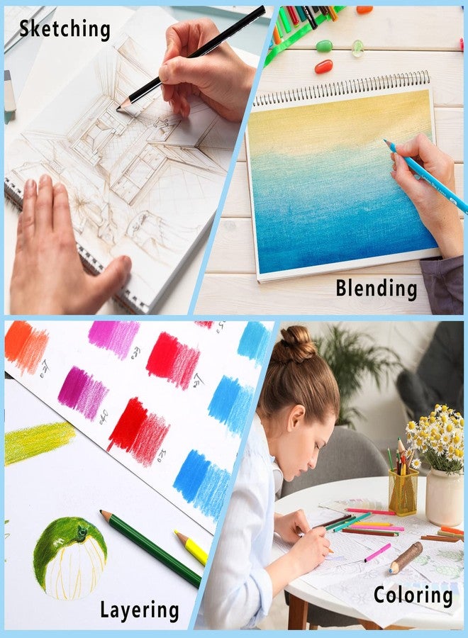 KALOUR أقلام تلوين كالوور المميزة، 12 لون متنوع زاهي، 240 قلم إجمالي، مستلزمات مدرسية للفصول الدراسية للأطفال والمعلمين، أقلام تلوين فنية مسبقة الشحذ لكتب تلوين البالغين - Image 5