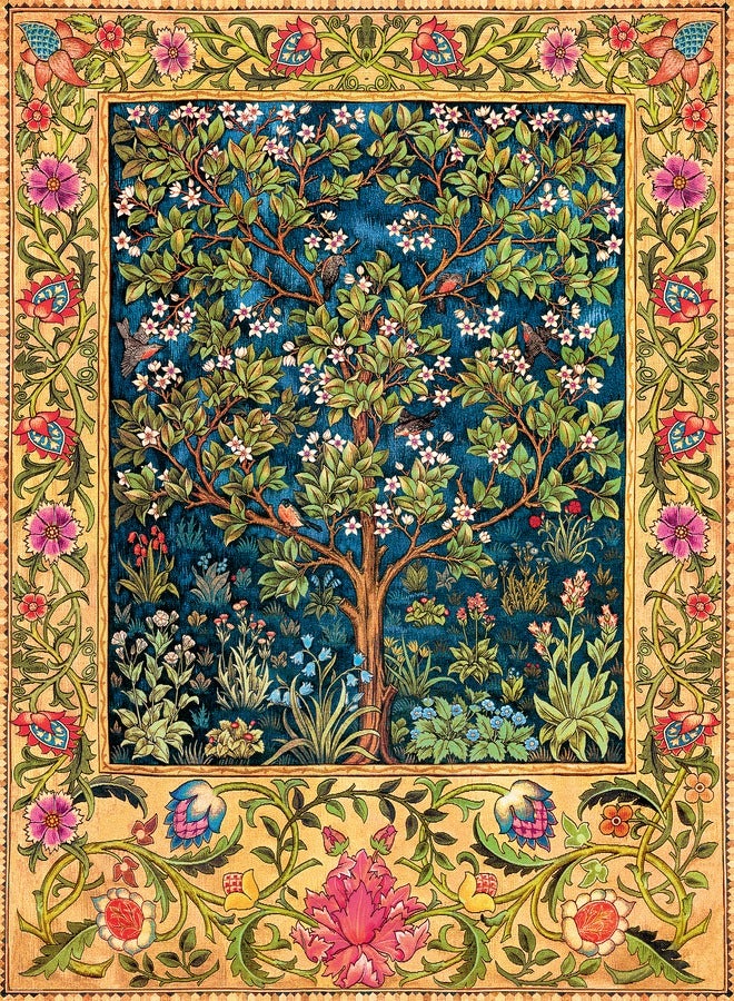 EuroGraphics William Morris Tree of Life 1000 Piece Puzzle - Image 1