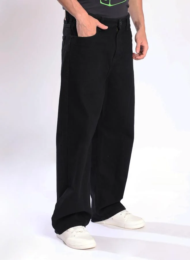 Styli Men Mid-Rise Baggy Fit Cotton Jeans By Bene Kleed
