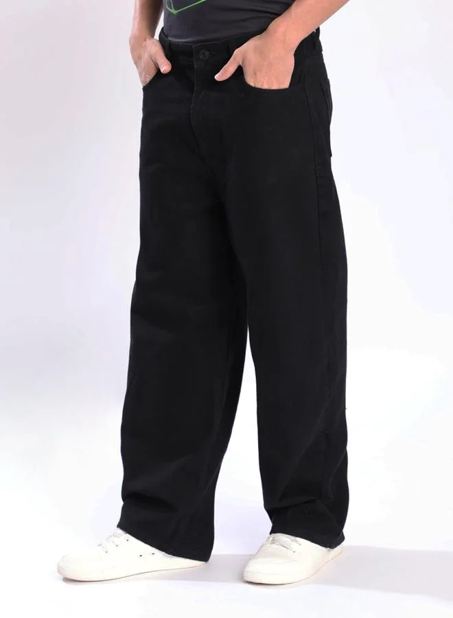 Styli Men Mid-Rise Baggy Fit Cotton Jeans By Bene Kleed