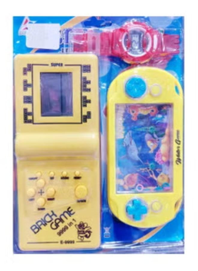 Generic (3in1)Classic Brick Game Handheld Game Console 