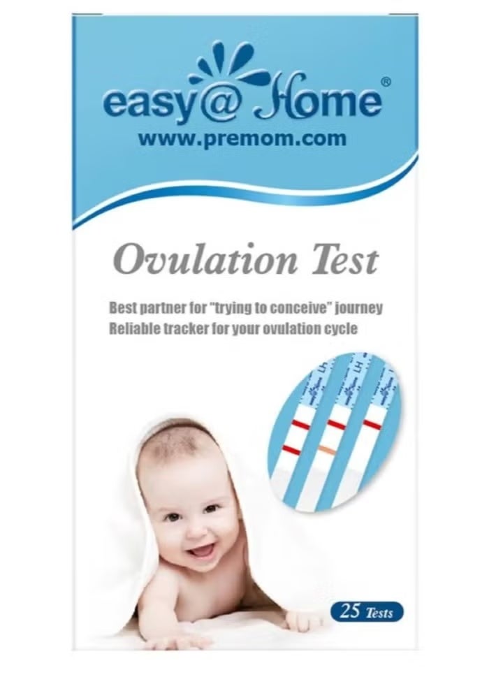 إيزي آت هوم شرائط اختبار الإباضة إيزي هوم عبوة مكونة من 25 قطعة - Image 1