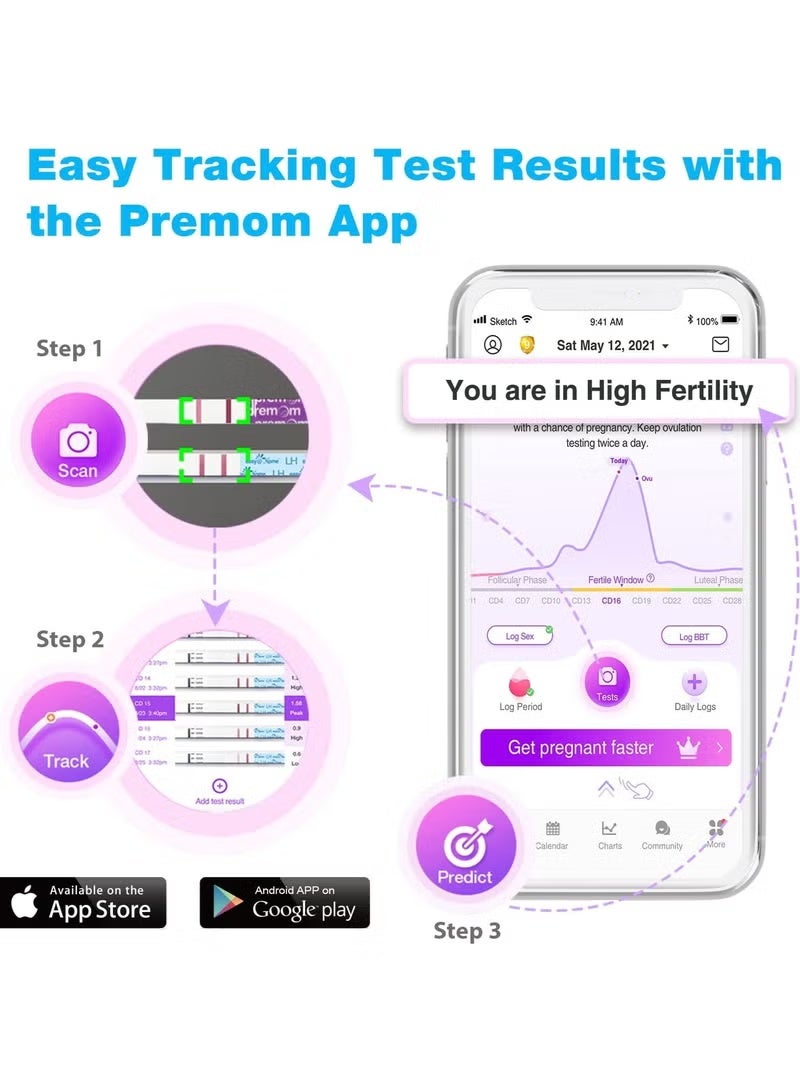 إيزي آت هوم شرائط اختبار الإباضة إيزي هوم عبوة مكونة من 25 قطعة - Image 4