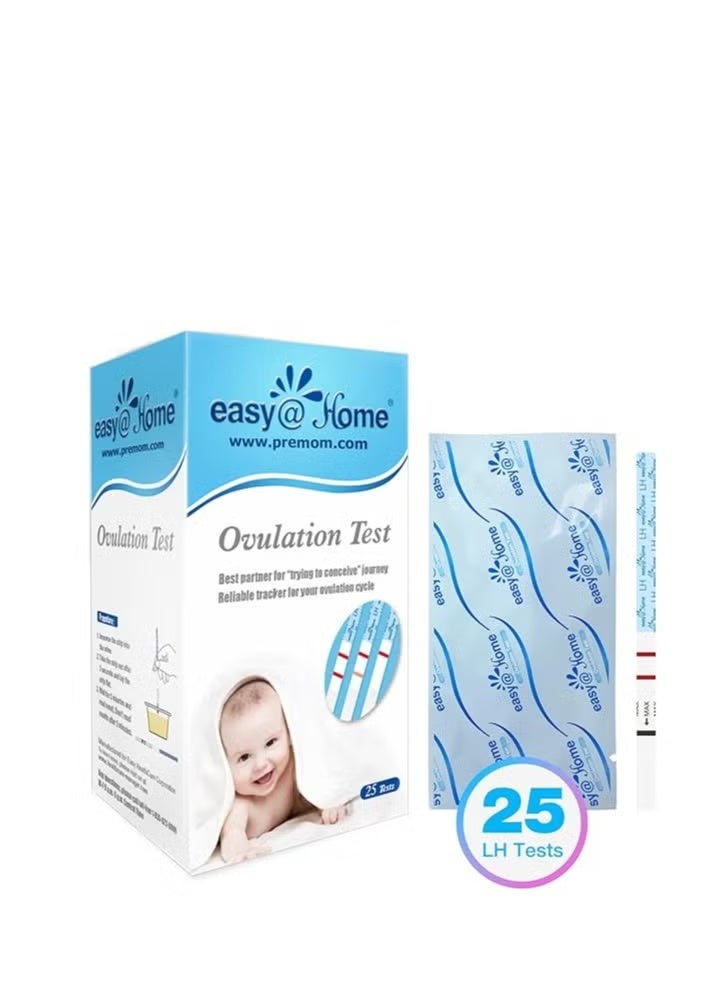 إيزي آت هوم شرائط اختبار الإباضة إيزي هوم عبوة مكونة من 25 قطعة - Image 3