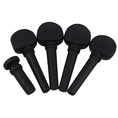lovermusic Violin Tuning Pegs with End Pin Replacement for 1/4 Violin String Instrument Accessories - Image 1