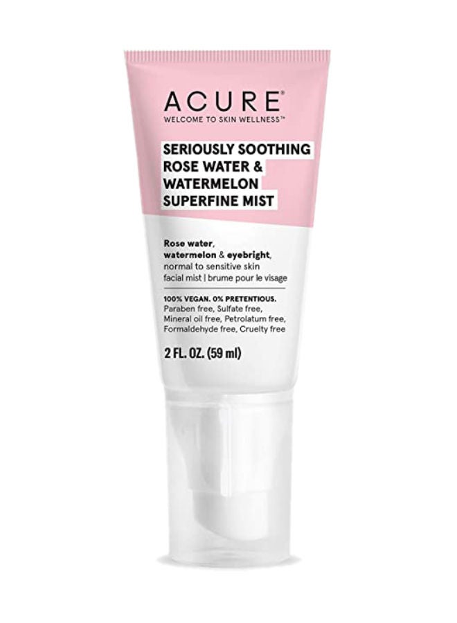 Acure Seriously Soothing Rosewater & Watermelon Superfine Mist - Image 1