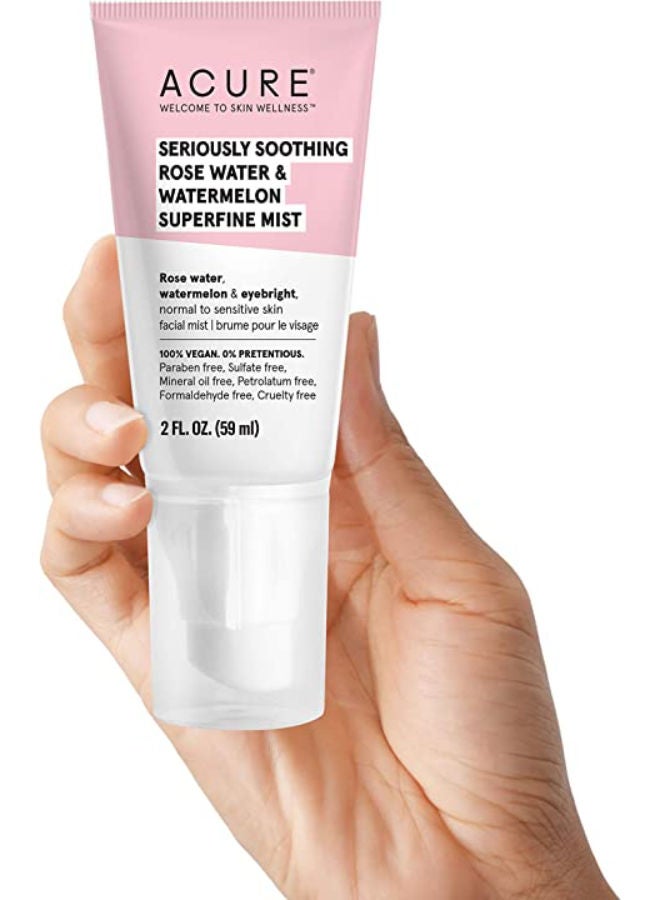 Acure Seriously Soothing Rosewater & Watermelon Superfine Mist - Image 2