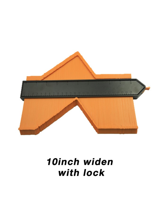 Cross-border Multi-functional Radian Ruler Special-shaped Profile Ruler Shaper Woodworking Large Profile Measuring Ruler Curve Shaper 