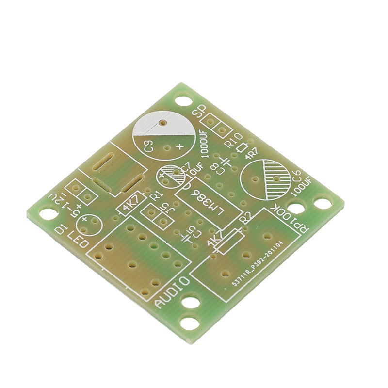 LM386 Audio Amplifier Kit Super Mini Smart Electronic DIY Module Board FR4‑A PCB 3‑12V - Image 5