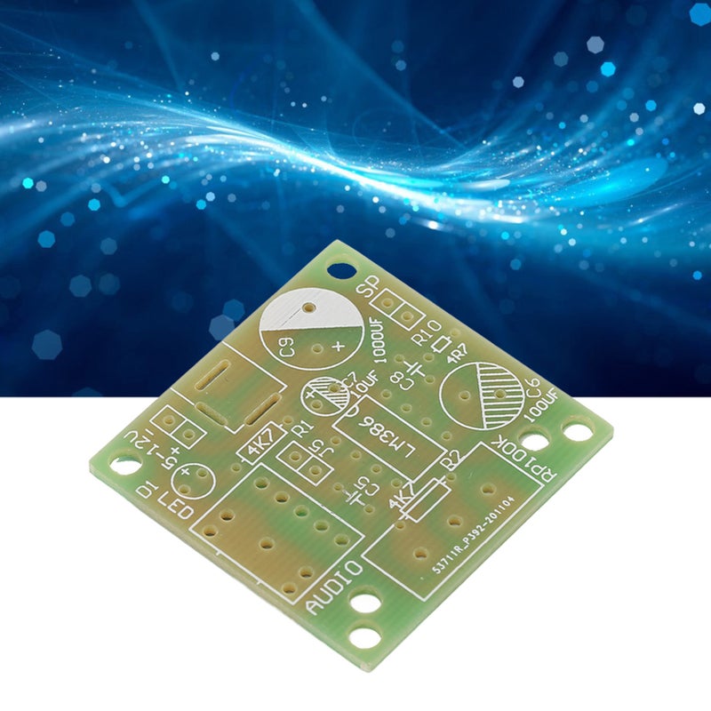 LM386 Audio Amplifier Kit Super Mini Smart Electronic DIY Module Board FR4‑A PCB 3‑12V - Image 4