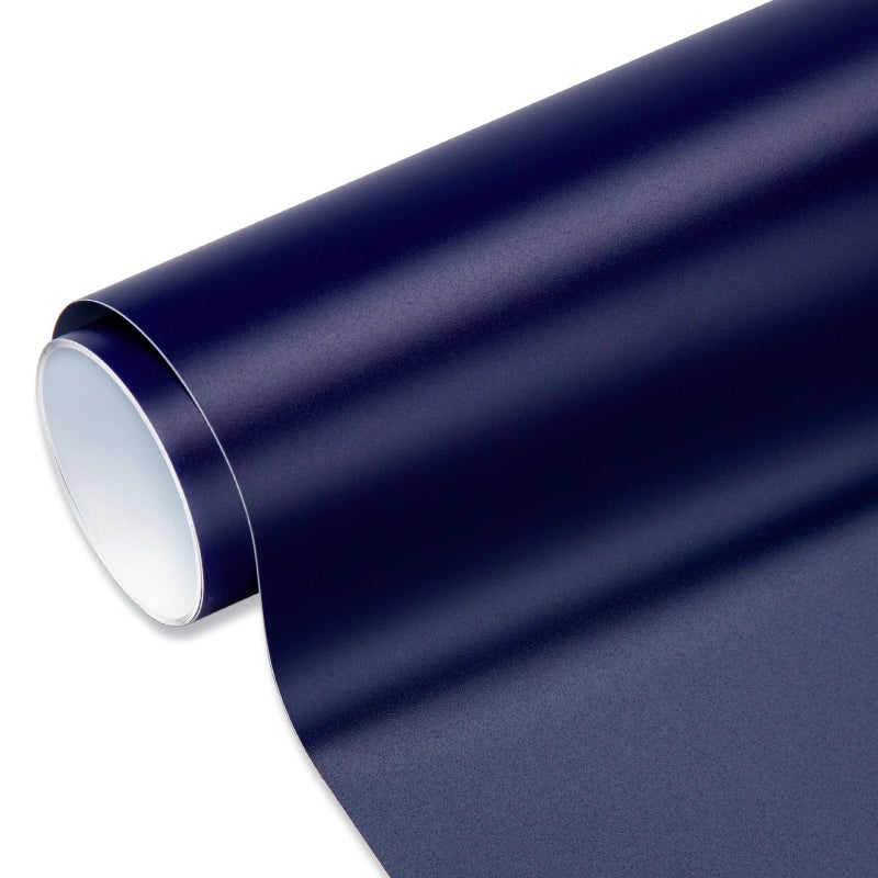 VINYL FROG Navy Blue Adhesive Vinyl Roll 12 x10ft Matte Blue Permanent Vinyl for Home Decor Mug Car and Other Stickers