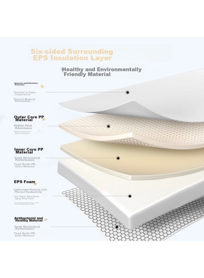 Black Dog Outdoor Cooler Box For Camping, Picnic, Cold Storage, Food Preservation, Takeout, And Fishing, 25L, Night Black - Image 4