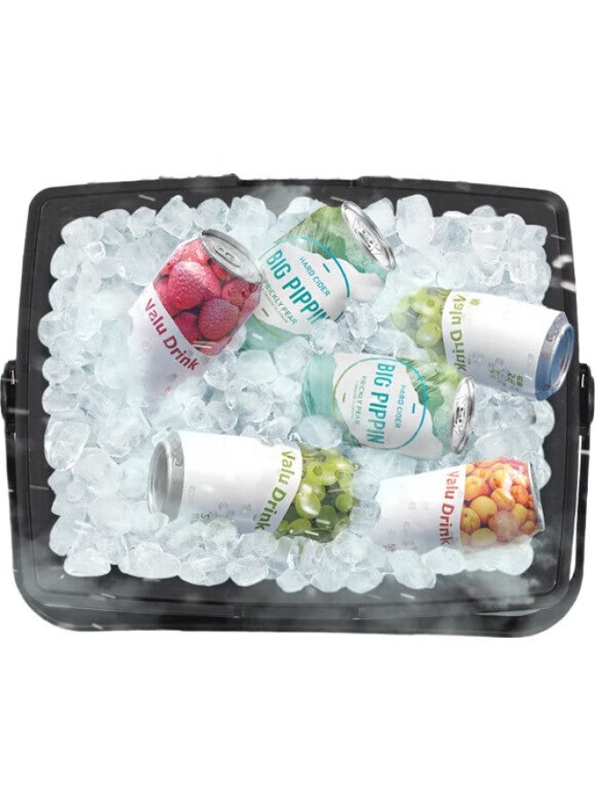 Black Dog Outdoor Cooler Box For Camping, Picnic, Cold Storage, Food Preservation, Takeout, And Fishing, 25L, Night Black - Image 3