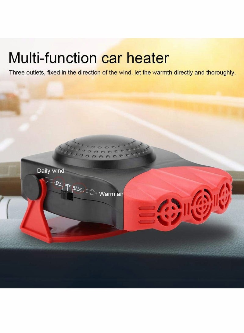 Car Defroster Portable, Windshield Window Ceramic Heater with Cooler Fan, 12V 150W Heater, Glass Defrost Snow Electric - Image 2