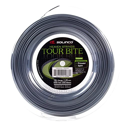 Solinco Tour Bite Tennis String Reel 656 ft / 200 m High-Performance Co-Polyester Monofilament for Extreme Power, Spin & Control, 18 - Image 2