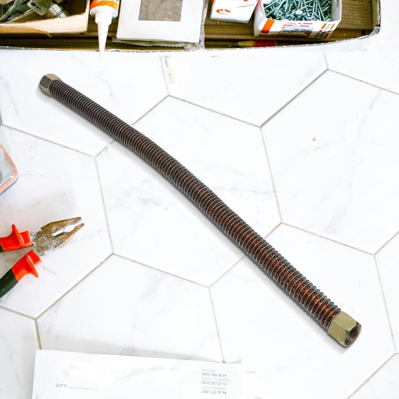 Garneck Air Compressor Aluminum Intake Tube with Steel Wire Hose Flexible Cooling Pipe Replacement Parts for Pneumatic Tools and Air Compressor Accessories - Image 5
