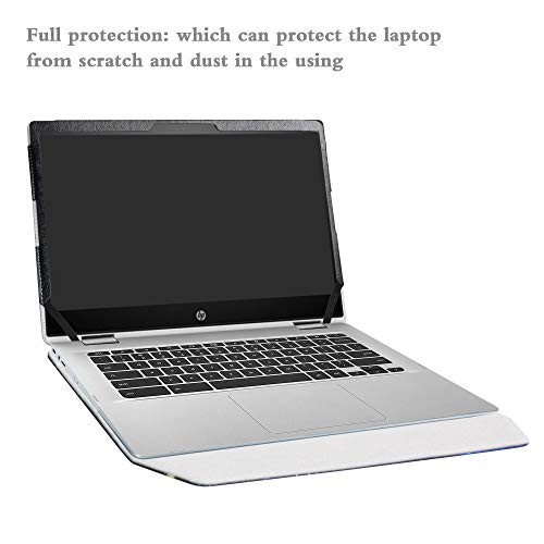 Alapmk Protective Case for MacBook Air 13 (A1369 & A1466,2010-2017 Release),Case for HP Chromebook x360 14 14-daXXXX/14b-caXXXX/Chromebook Enterprise x360 14E 14 G1 14 Inch Laptop,Galaxy - Image 5