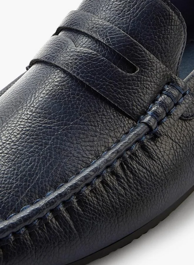 LBL By Shoexpress NAVY Men Textured Loafers for Men | Best Price UAE
