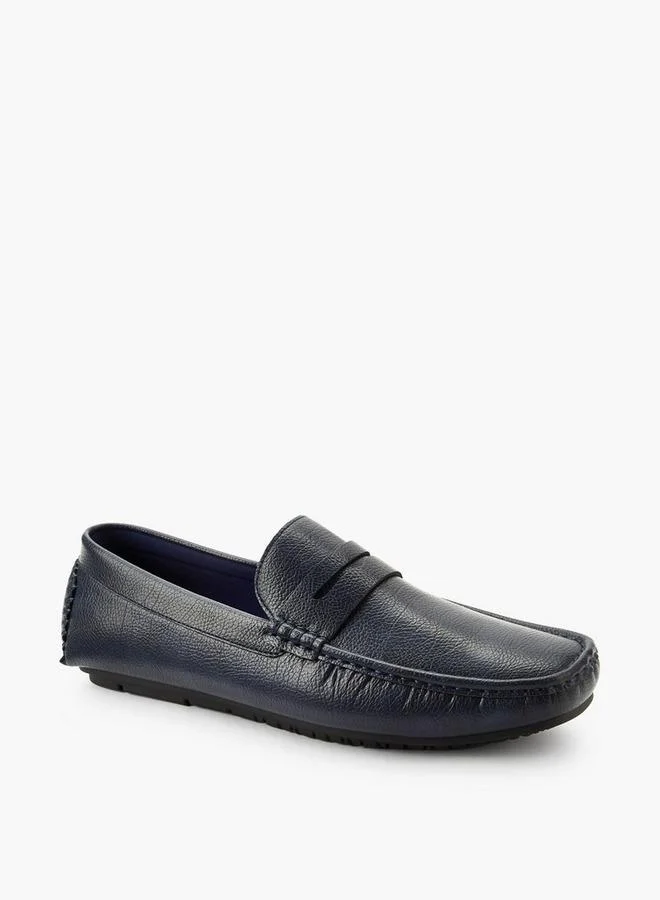 LBL By Shoexpress NAVY Men Textured Loafers for Men | Best Price UAE