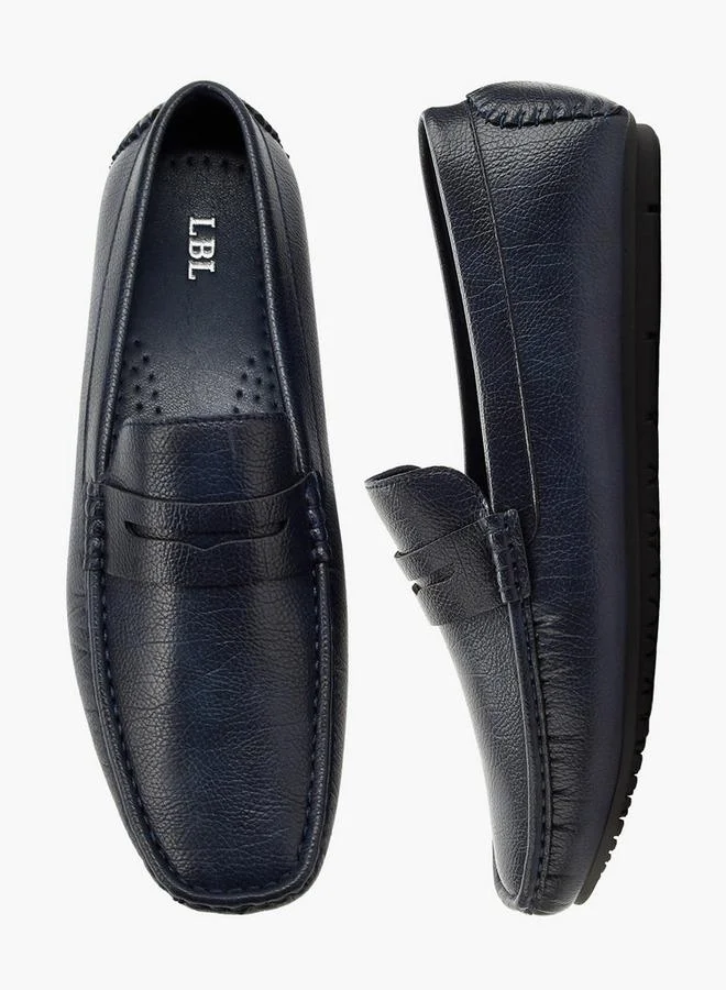 Men Textured Loafers