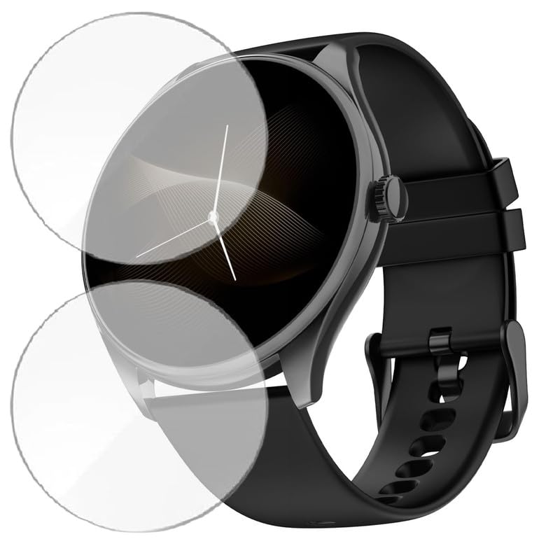 HELLOSCREEN 2-Pack | Screen Protector Guard for Noise Twist 2 | 1.43 inch | Smartwatch - Flexible & Ultrathin TPU Film, Scratch Resistant, Bubble Free - Not Tempered Glass - Image 1