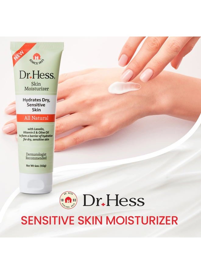 Dr Hess Dr Face Moisturizer for Dry & Sensitive Skin, Nourishing Lanolin, Vitamin E & Olive Oil Formula, Healing Hydrating Facial & Body Lotion, Paraben & Sulfate Free, Daily Skin Care Cream, 4 oz - Image 2