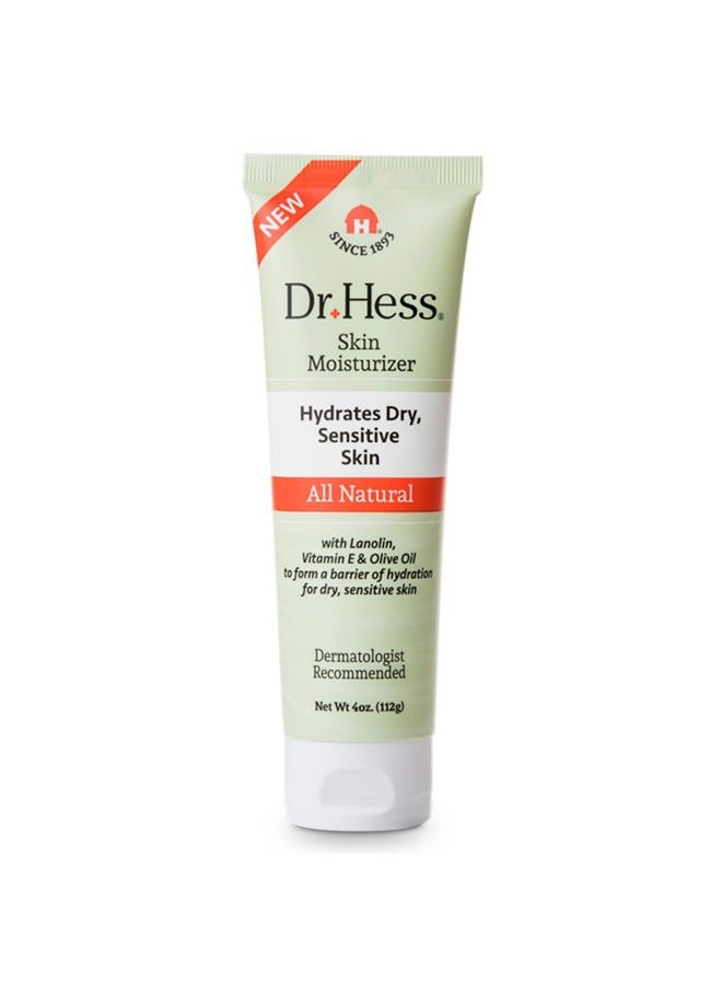 Dr Hess Dr Face Moisturizer for Dry & Sensitive Skin, Nourishing Lanolin, Vitamin E & Olive Oil Formula, Healing Hydrating Facial & Body Lotion, Paraben & Sulfate Free, Daily Skin Care Cream, 4 oz - Image 1