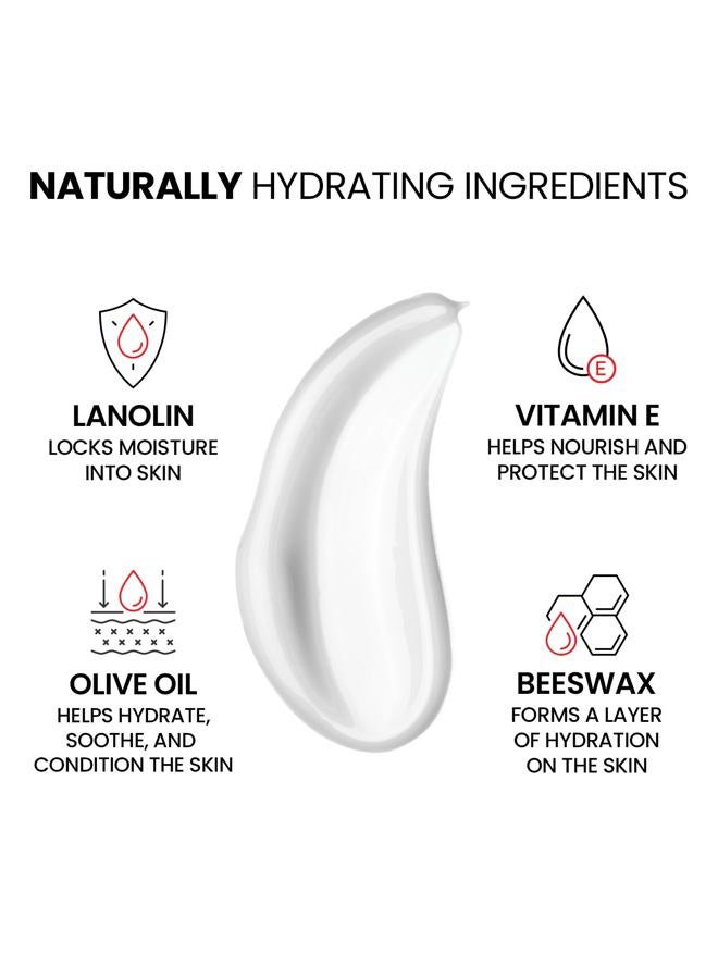 Dr Hess Dr Face Moisturizer for Dry & Sensitive Skin, Nourishing Lanolin, Vitamin E & Olive Oil Formula, Healing Hydrating Facial & Body Lotion, Paraben & Sulfate Free, Daily Skin Care Cream, 4 oz - Image 4