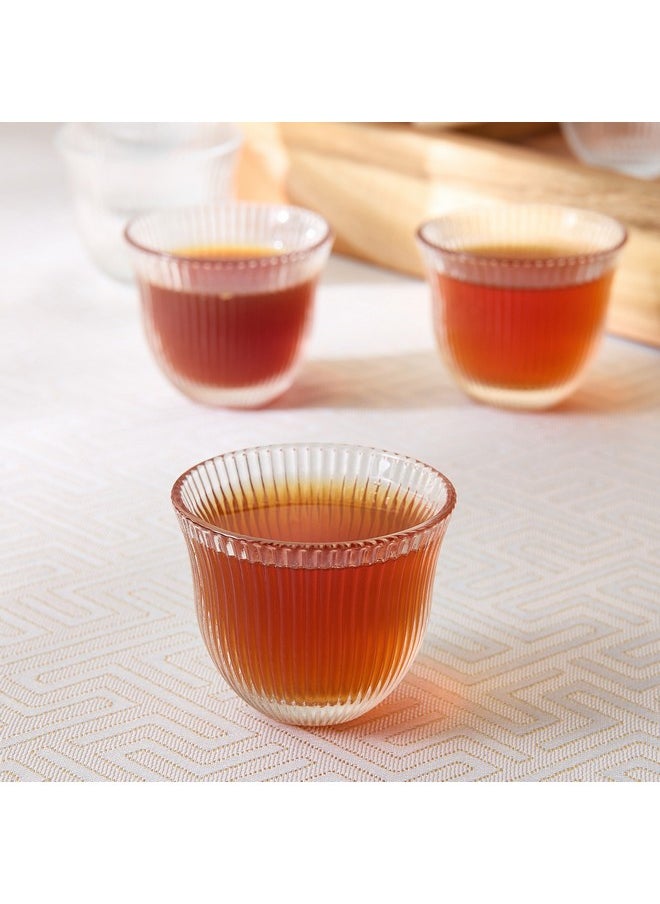 Home Box Ribbed 12-Piece Kahwa Cup Set 60 ml  - Image 2